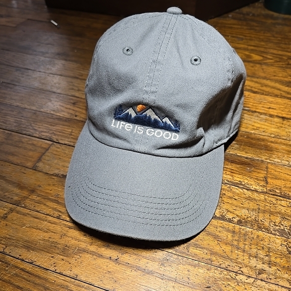Life's Good Dad Hat Mountains Camping - Picture 2 of 4